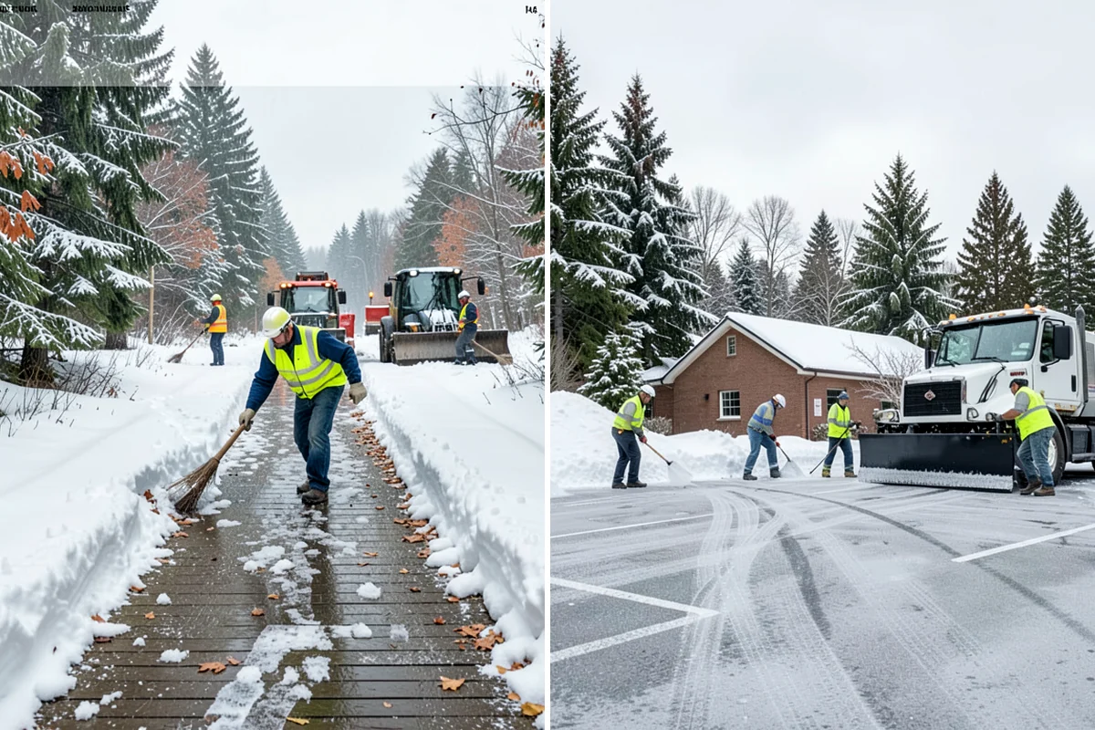 Ice Dam Removal in Snoqualmie, King County, WA - Locate the dam and the trapped water line