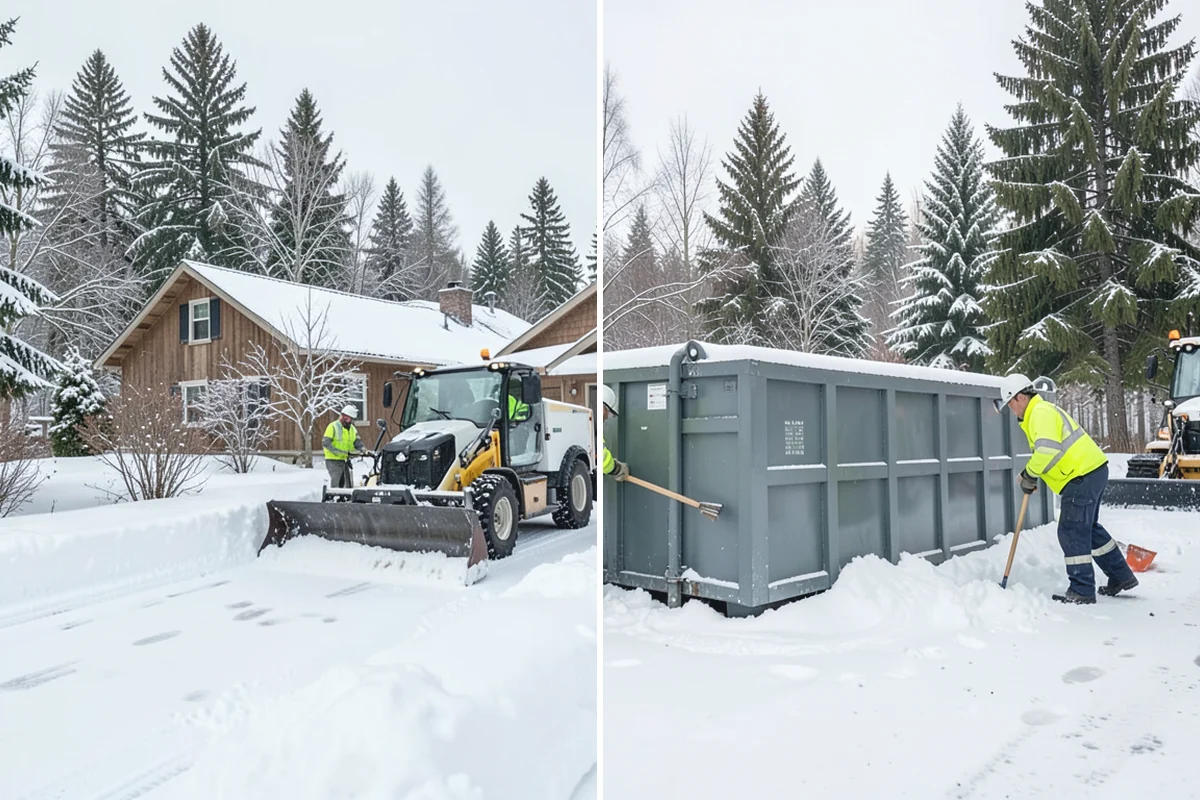 Ice Dam Removal in Sumner, Pierce County, WA - Locate the dam and the trapped water line
