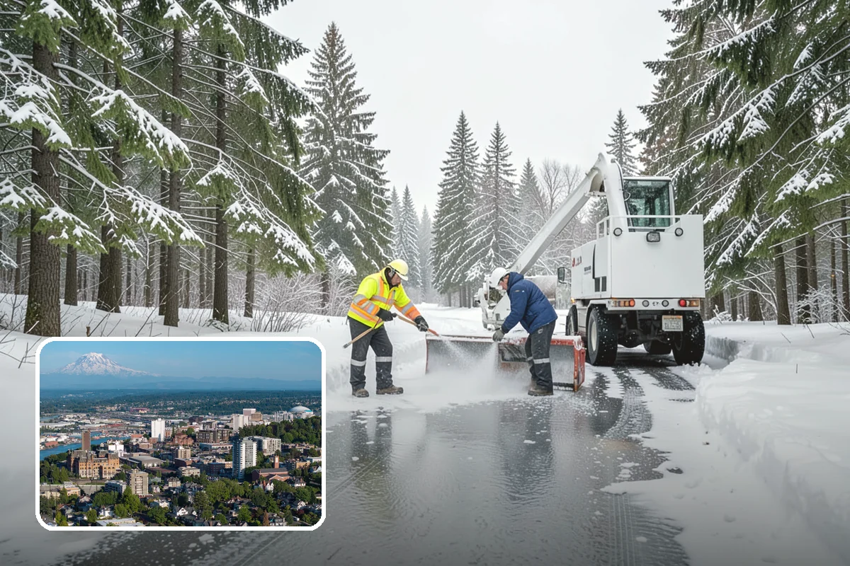 Ice Dam Removal in Tacoma, Pierce County, WA - Stops water from backing up under shingles