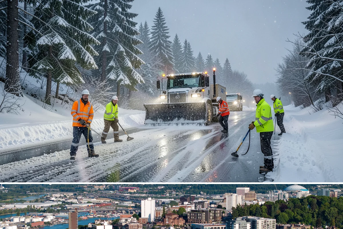 Ice Dam Removal in Tacoma, Pierce County, WA - Ice dam removal is needed during and right after freeze-thaw cycles, when melt and refreeze at the eaves trap water behind the...
