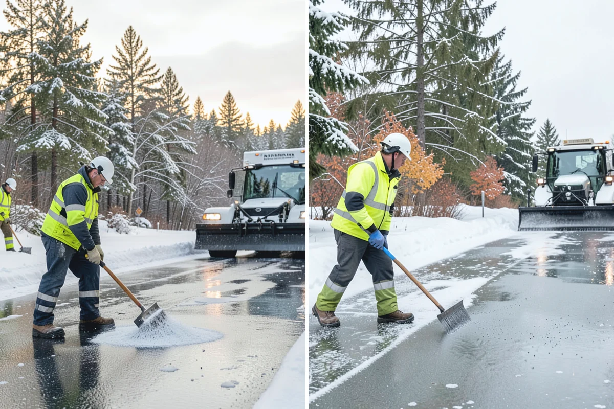 Ice Dam Removal in Woodinville, King County, WA - Locate the dam and the trapped water line