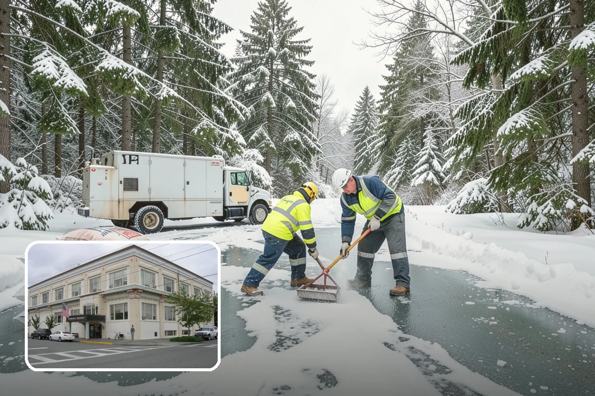 Ice Hazard Response in Anacortes, Skagit County, WA - Rapid targeting of dangerous ice as it is reported