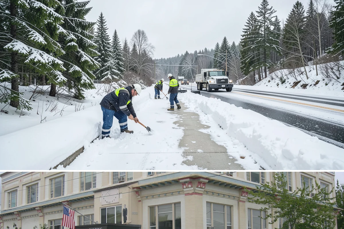 Ice Hazard Response in Anacortes, Skagit County, WA - Ice hazard response is available throughout the winter season whenever freeze conditions create sudden slip dangers.