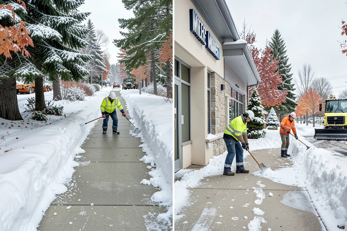 Ice Hazard Response in Arlington, Snohomish County, WA - Receive the hazard report and confirm the location