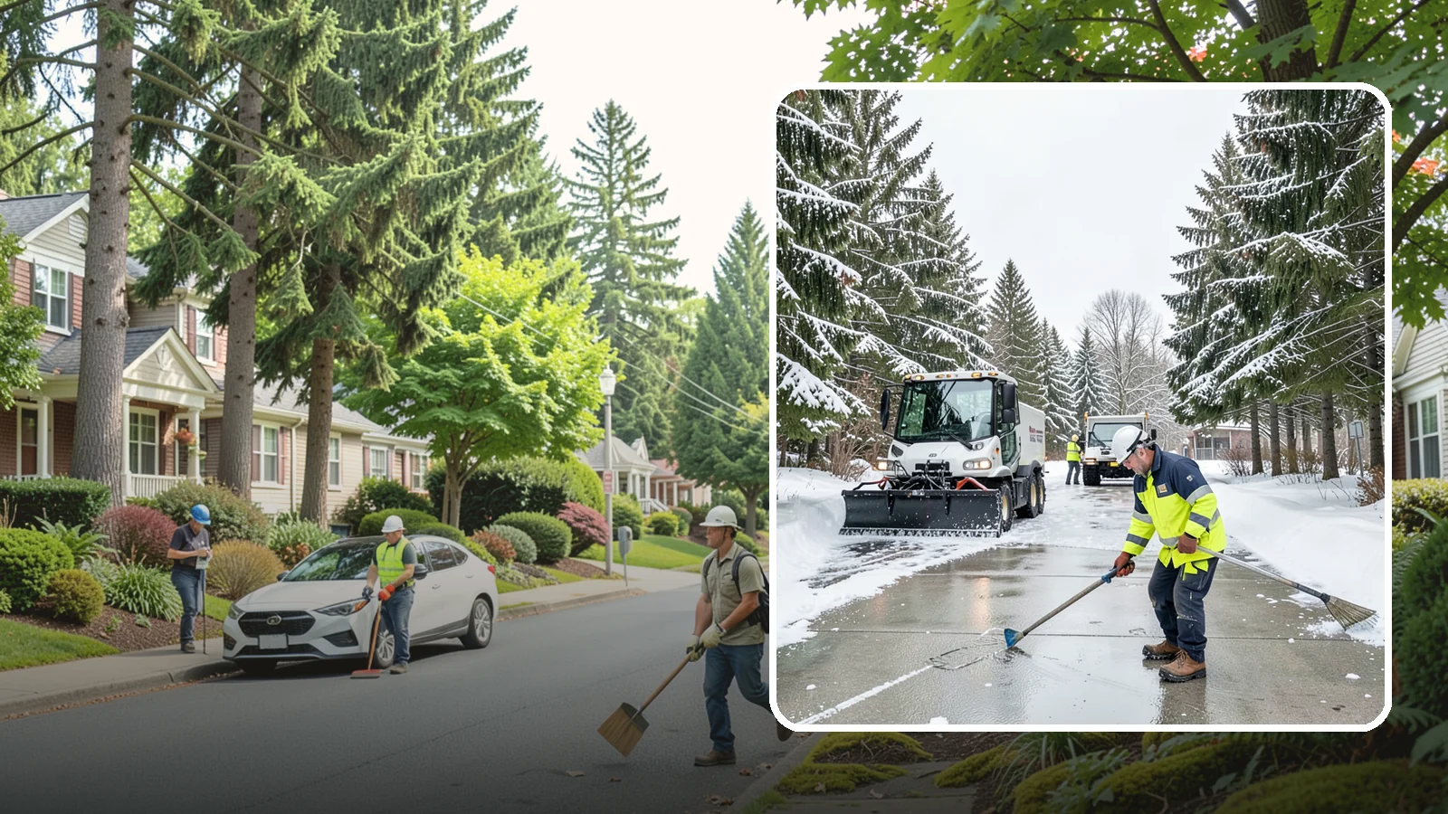 Ice Hazard Response in Beaux Arts Village, King County, WA - We respond rapidly across Western Washington to eliminate ice hazards on your property before they cause a fall or a liability...