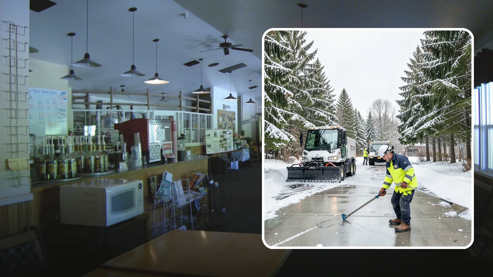 Ice Hazard Response in Black Diamond, King County, WA - We respond rapidly across Western Washington to eliminate ice hazards on your property before they cause a fall or a liability...