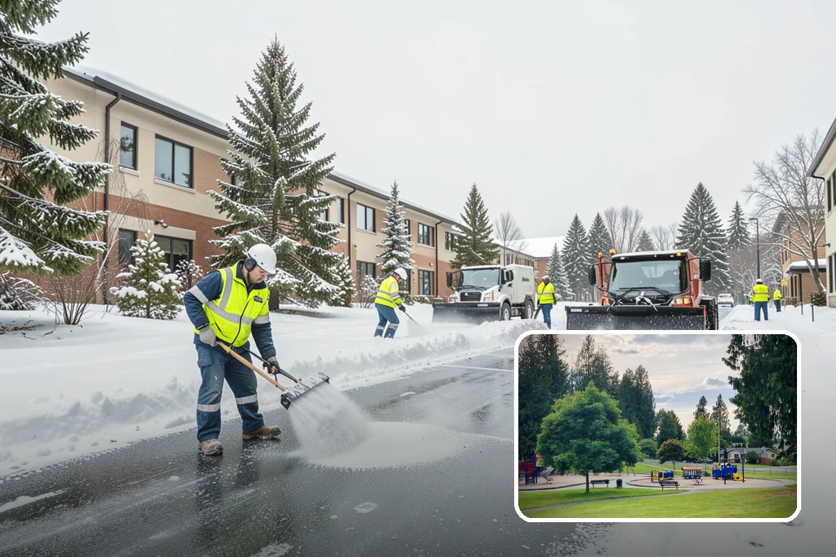 Ice Hazard Response in Bonney Lake, Pierce County, WA - Rapid targeting of dangerous ice as it is reported