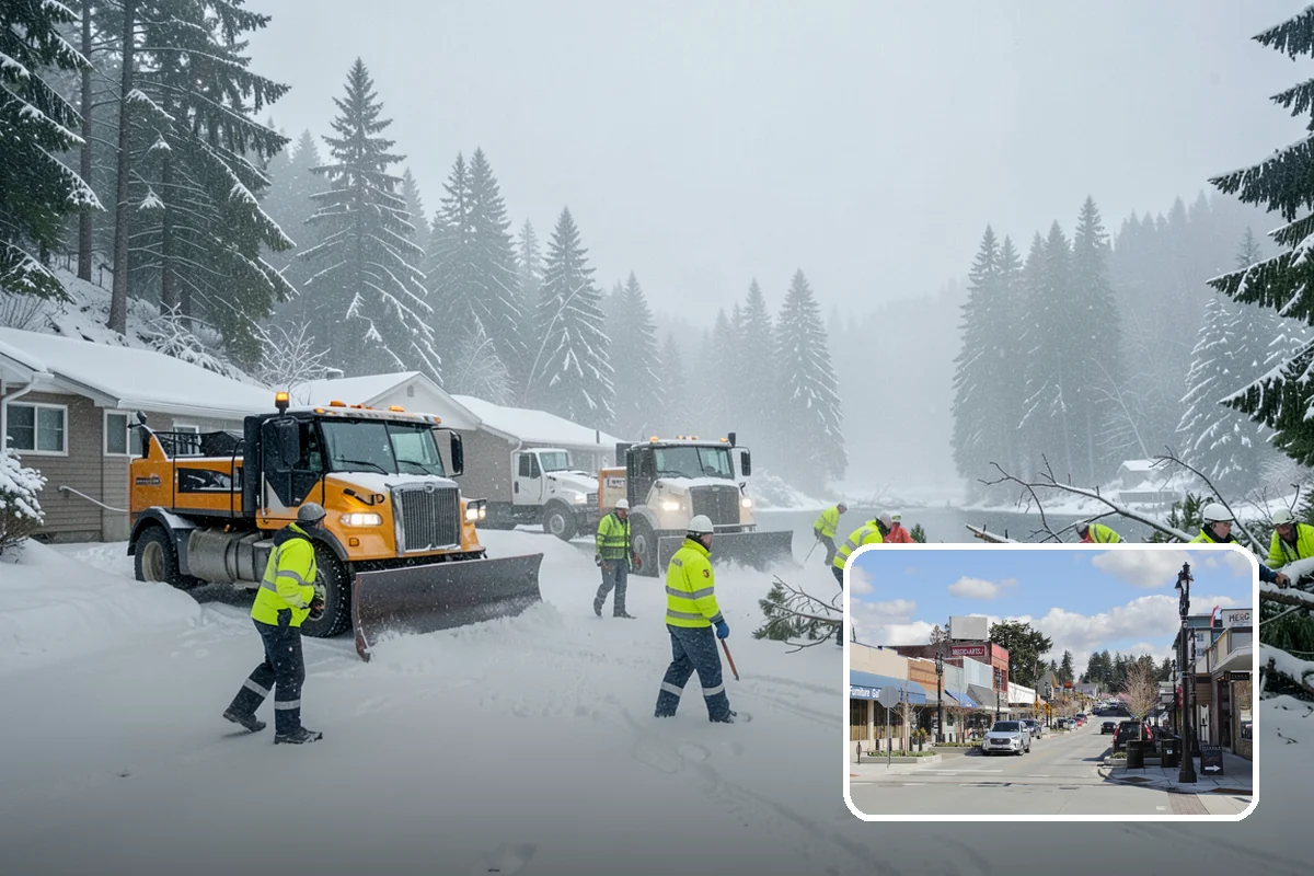 Ice Hazard Response in Bothell, King County, WA - Rapid targeting of dangerous ice as it is reported