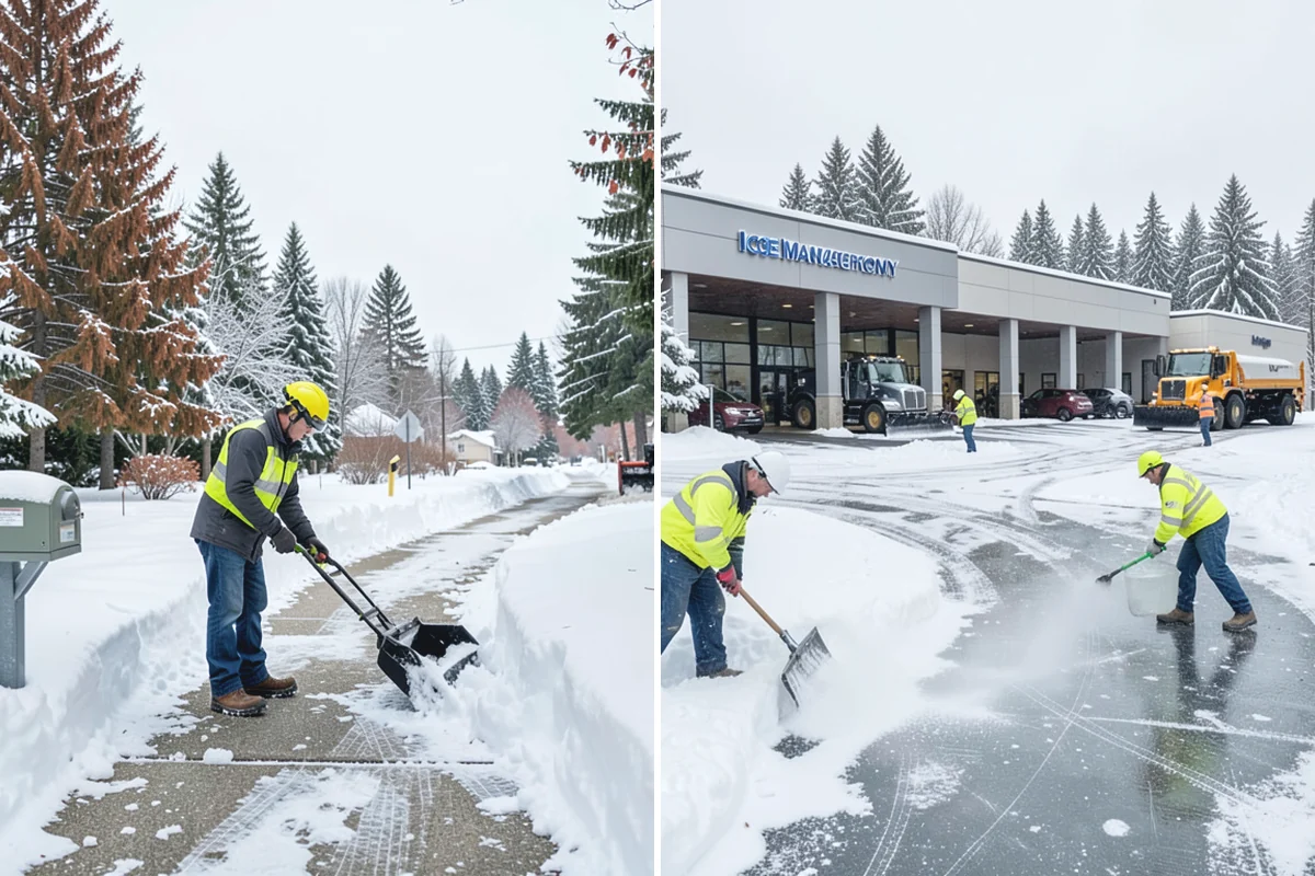 Ice Hazard Response in Buckley, Pierce County, WA - Receive the hazard report and confirm the location