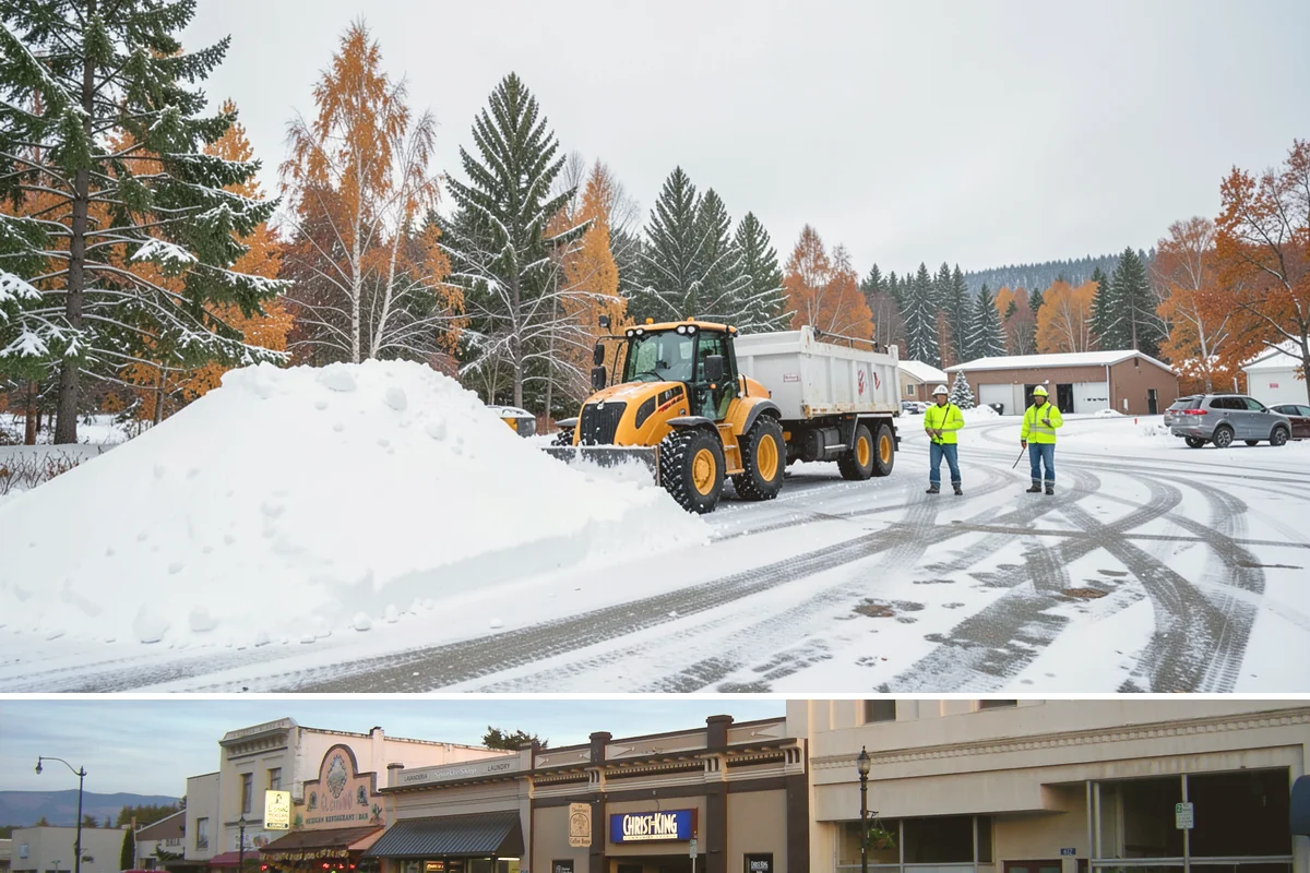 Ice Hazard Response in Burlington, Skagit County, WA - Ice hazard response is available throughout the winter season whenever freeze conditions create sudden slip dangers.