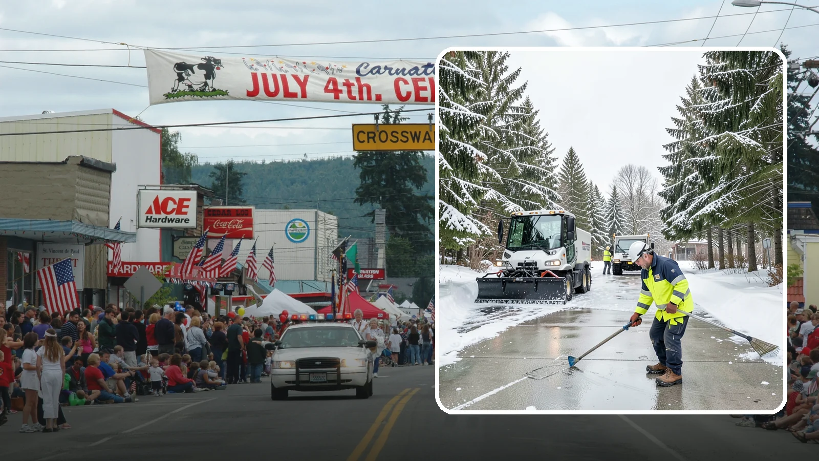 Ice Hazard Response in Carnation, King County, WA - We respond rapidly across Western Washington to eliminate ice hazards on your property before they cause a fall or a liability...