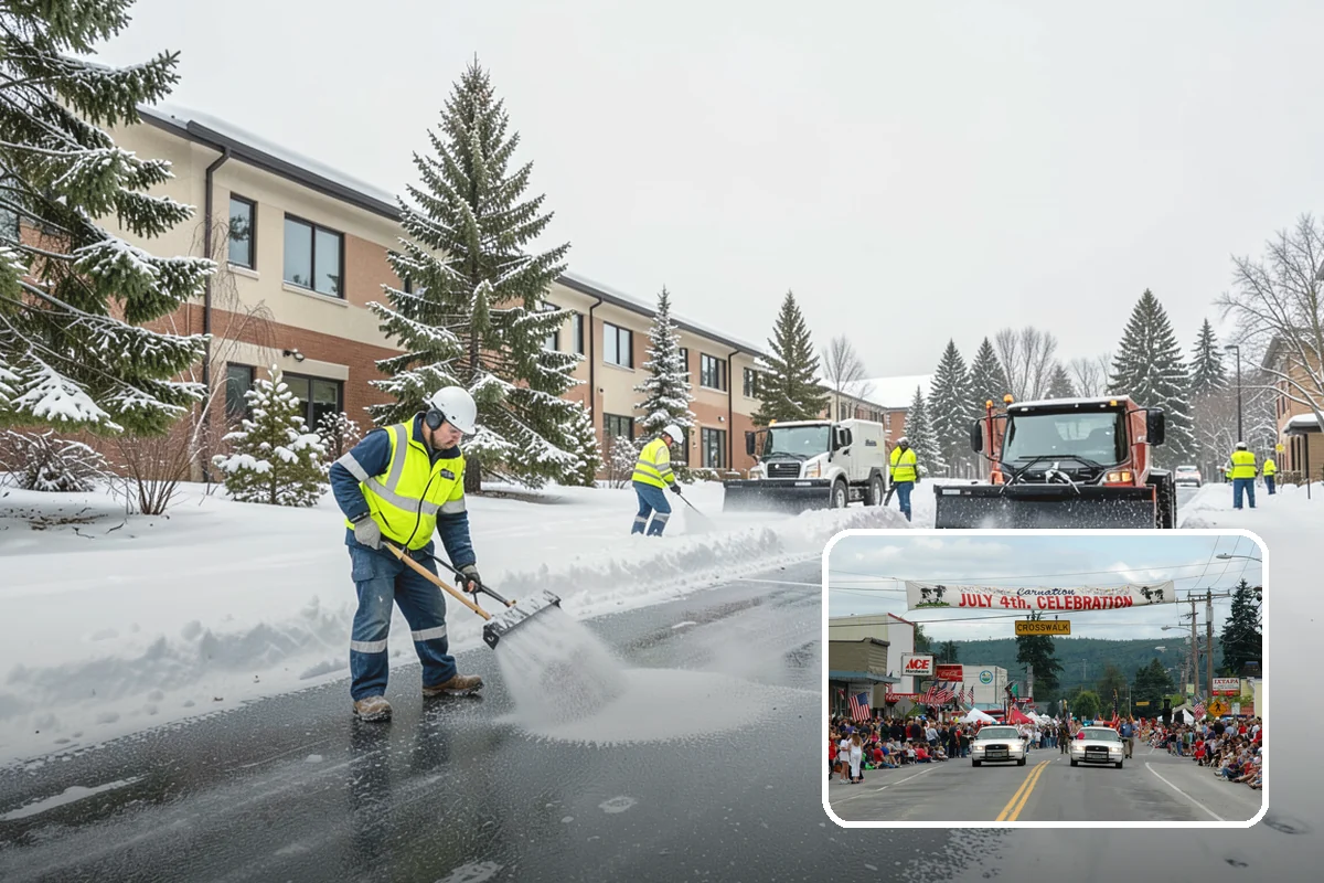 Ice Hazard Response in Carnation, King County, WA - Rapid targeting of dangerous ice as it is reported