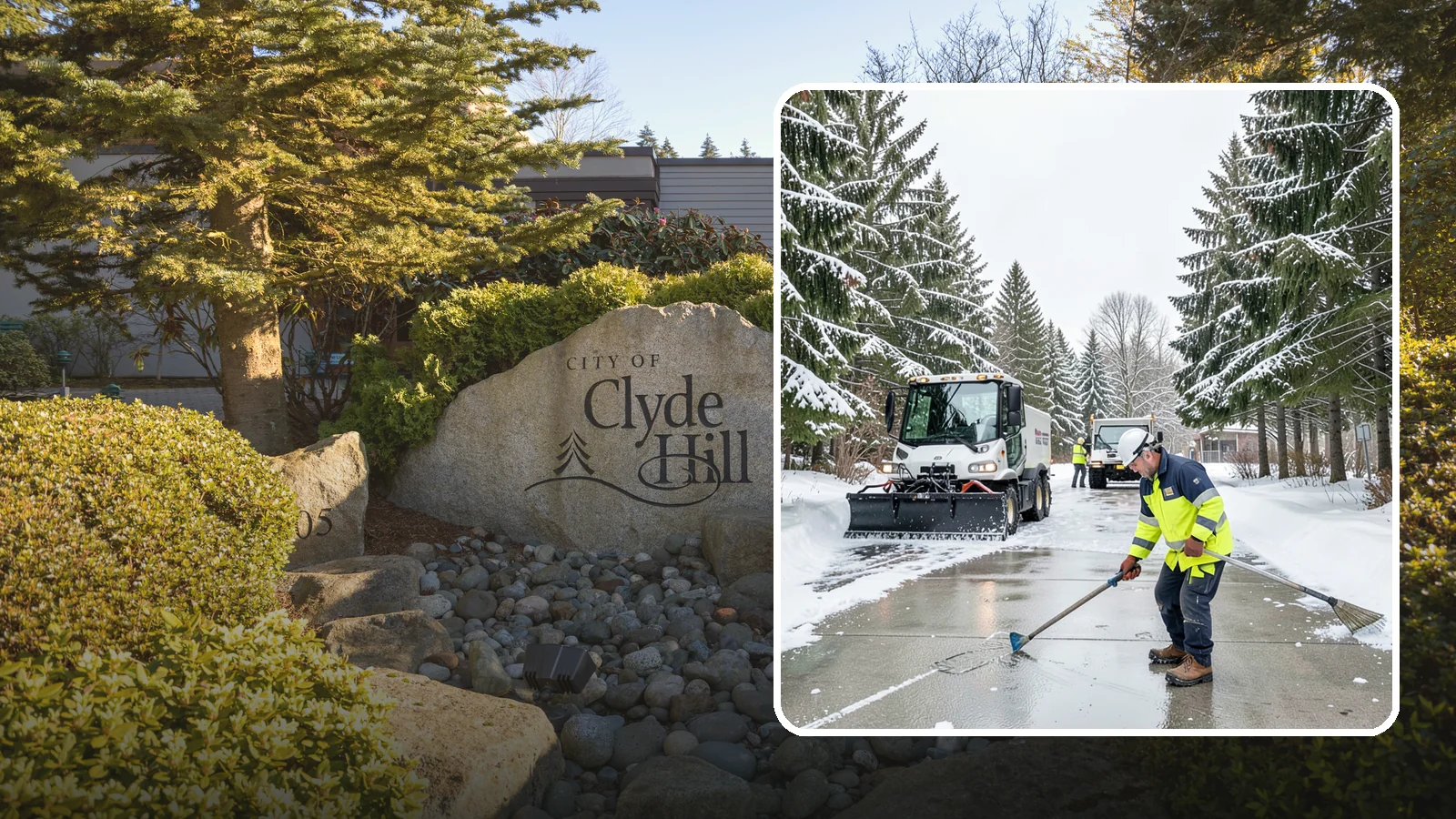 Ice Hazard Response in Clyde Hill, King County, WA - We respond rapidly across Western Washington to eliminate ice hazards on your property before they cause a fall or a liability...