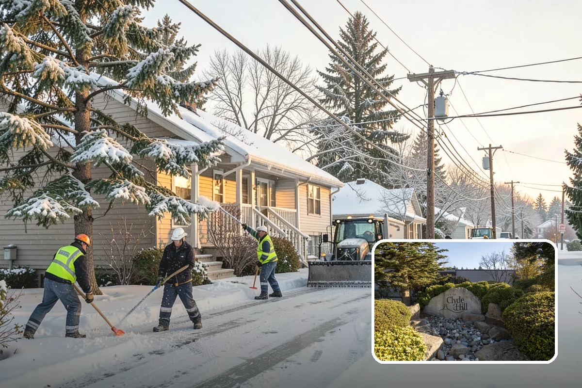 Ice Hazard Response in Clyde Hill, King County, WA - Rapid targeting of dangerous ice as it is reported