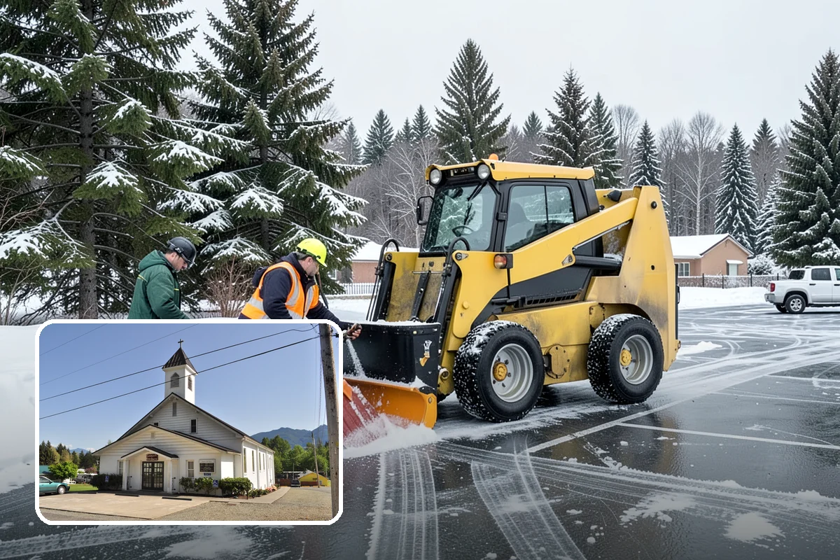 Ice Hazard Response in Concrete, Skagit County, WA - Rapid targeting of dangerous ice as it is reported
