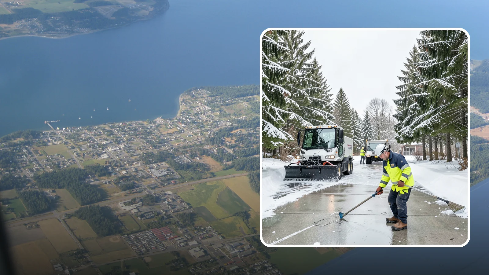 Ice Hazard Response in Coupeville, Island County, WA - We respond rapidly across Western Washington to eliminate ice hazards on your property before they cause a fall or a liability...