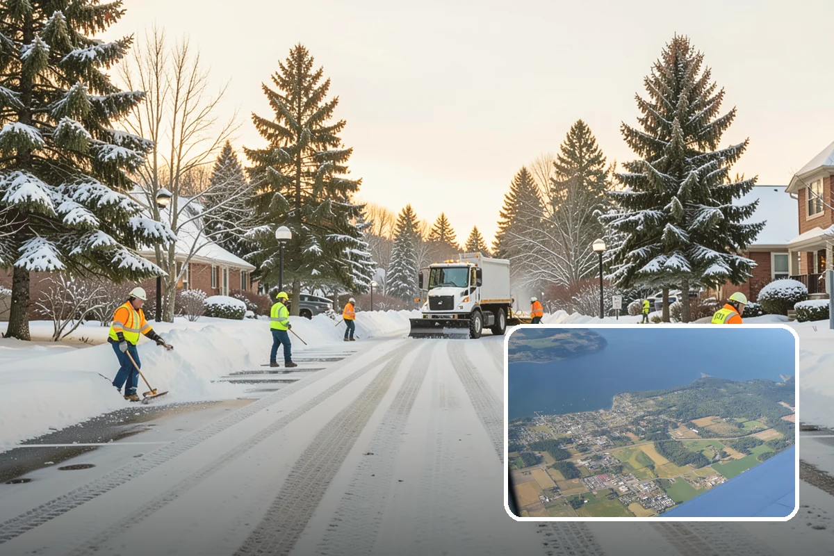 Ice Hazard Response in Coupeville, Island County, WA - Rapid targeting of dangerous ice as it is reported