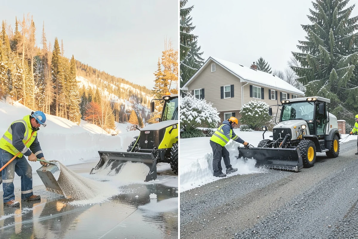 Ice Hazard Response in Covington, King County, WA - Receive the hazard report and confirm the location