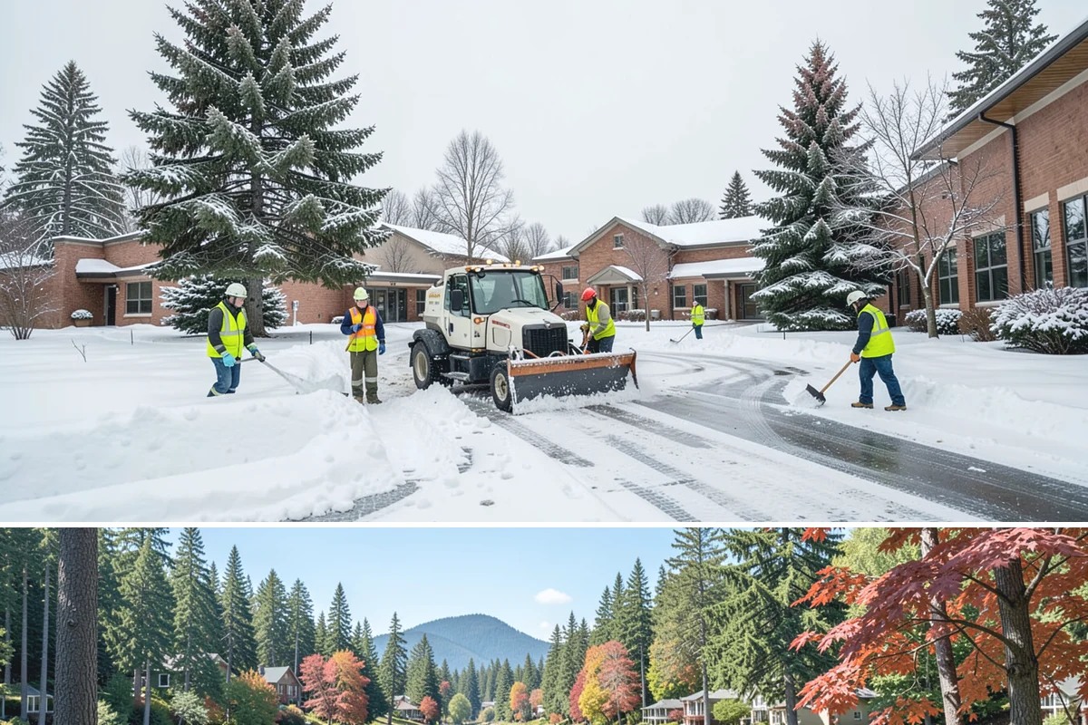 Ice Hazard Response in Covington, King County, WA - Ice hazard response is available throughout the winter season whenever freeze conditions create sudden slip dangers.