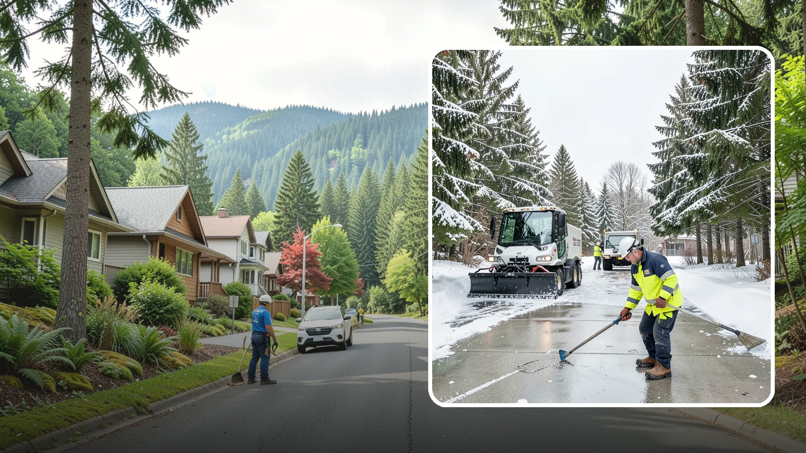 Ice Hazard Response in Darrington, Snohomish County, WA - We respond rapidly across Western Washington to eliminate ice hazards on your property before they cause a fall or a liability...
