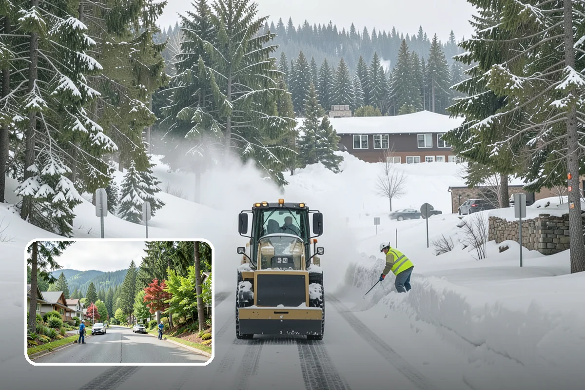 Ice Hazard Response in Darrington, Snohomish County, WA - Rapid targeting of dangerous ice as it is reported