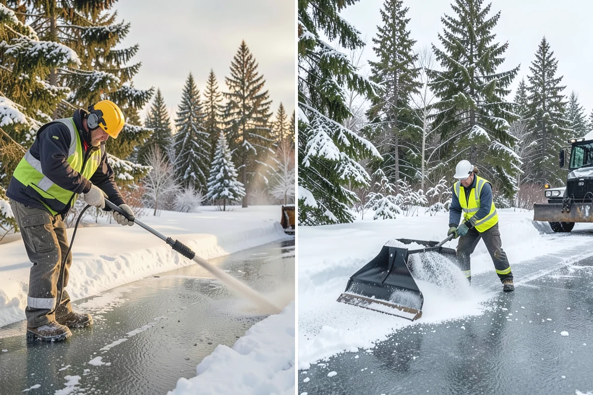 Ice Hazard Response in Darrington, Snohomish County, WA - Receive the hazard report and confirm the location