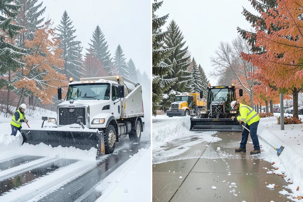 Ice Hazard Response in Des Moines, King County, WA - Receive the hazard report and confirm the location
