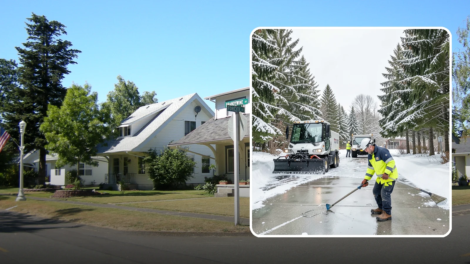 Ice Hazard Response in DuPont, Pierce County, WA - We respond rapidly across Western Washington to eliminate ice hazards on your property before they cause a fall or a liability...