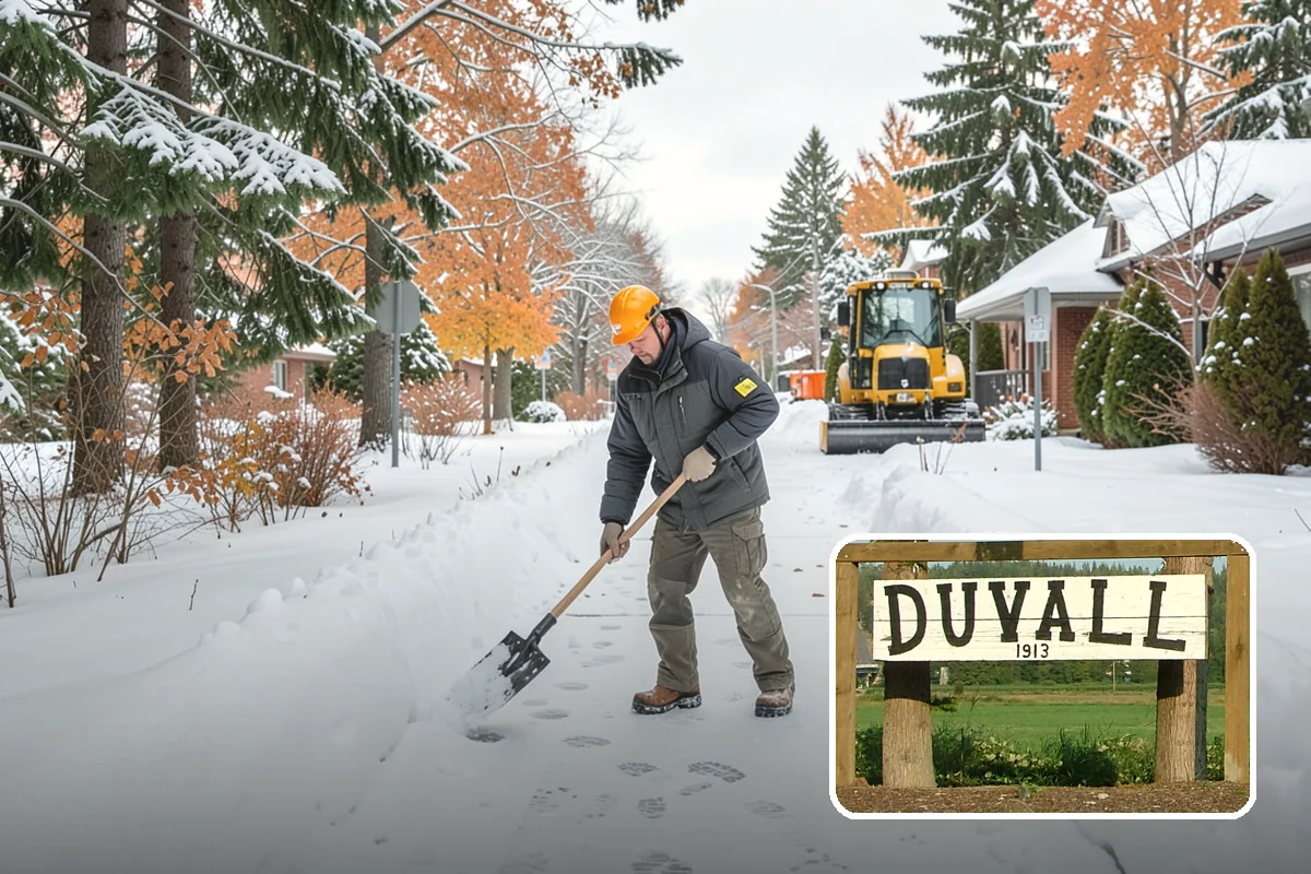 Ice Hazard Response in Duvall, King County, WA - Rapid targeting of dangerous ice as it is reported