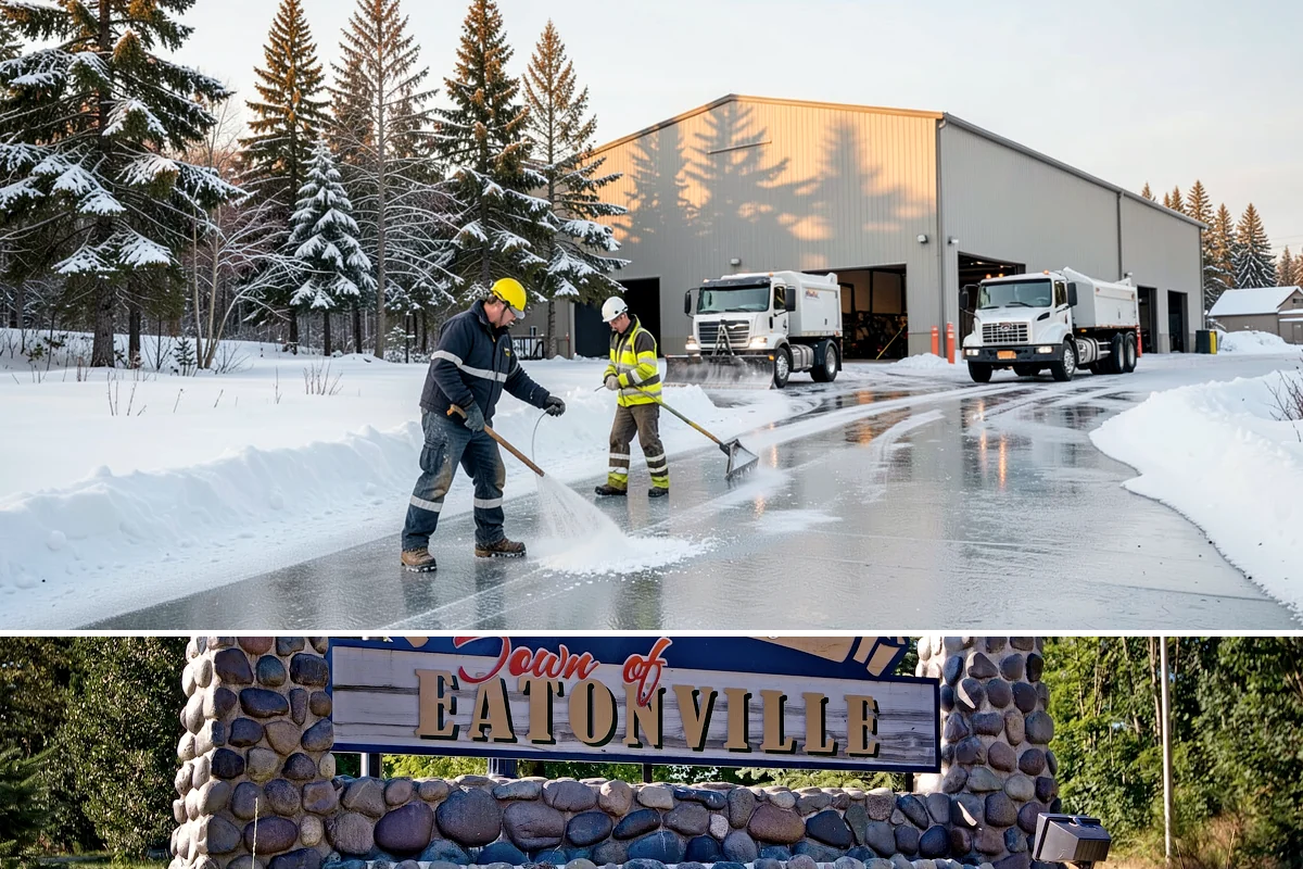 Ice Hazard Response in Eatonville, Pierce County, WA - Ice hazard response is available throughout the winter season whenever freeze conditions create sudden slip dangers.