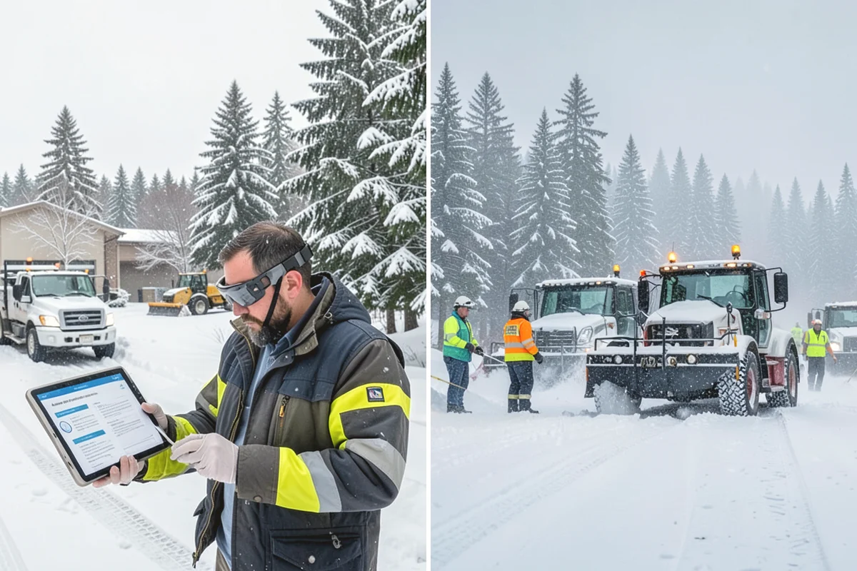 Ice Hazard Response in Edgewood, Pierce County, WA - Receive the hazard report and confirm the location