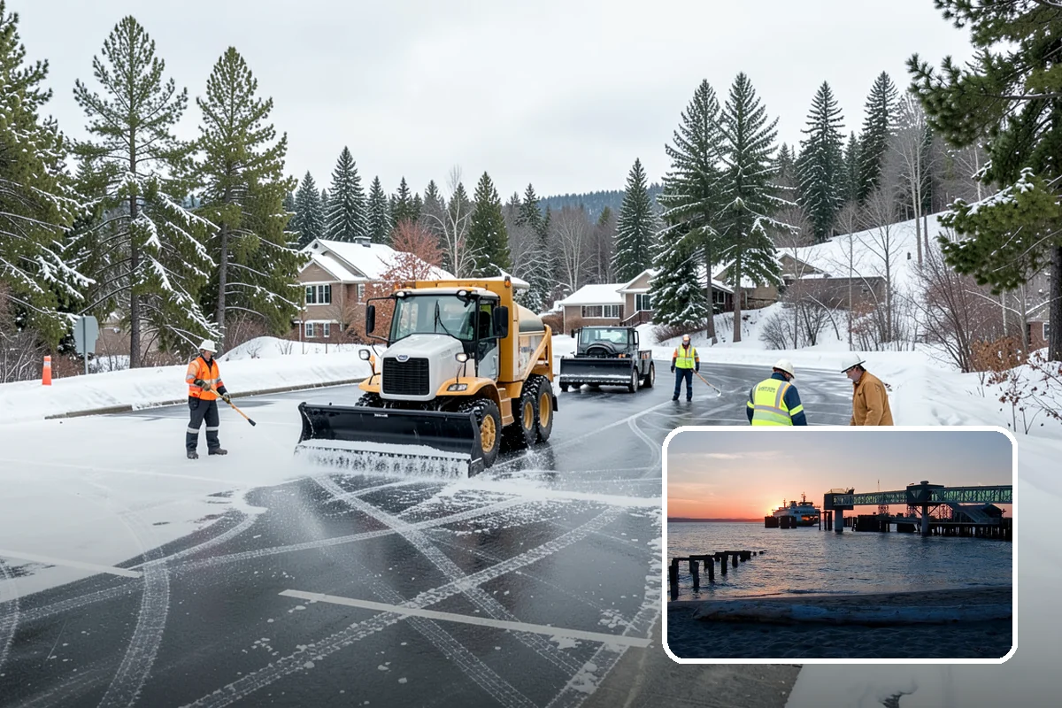Ice Hazard Response in Edmonds, Snohomish County, WA - Rapid targeting of dangerous ice as it is reported