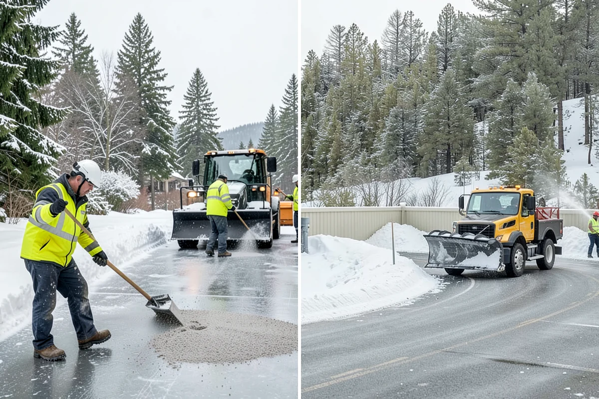 Ice Hazard Response in Everett, Snohomish County, WA - Receive the hazard report and confirm the location