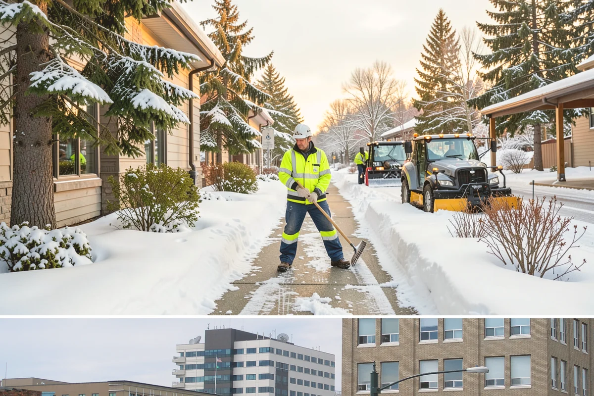 Ice Hazard Response in Everett, Snohomish County, WA - Ice hazard response is available throughout the winter season whenever freeze conditions create sudden slip dangers.