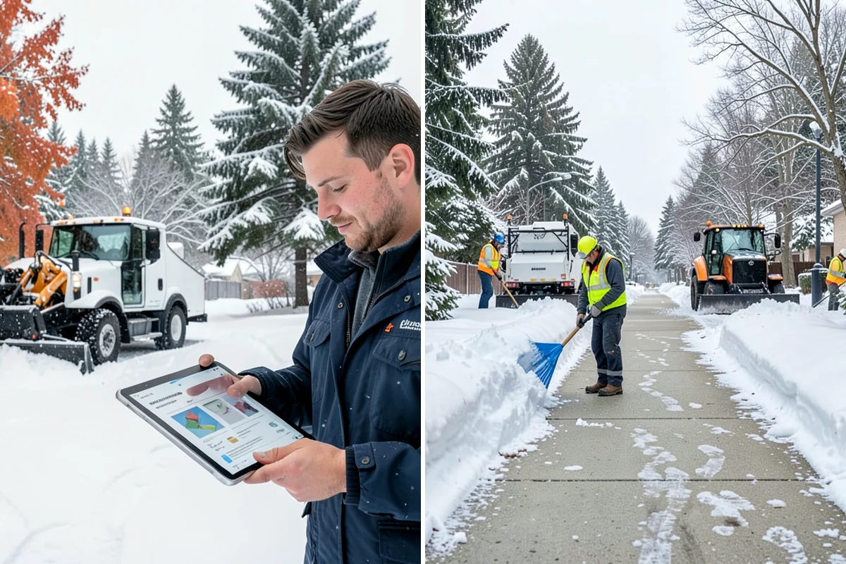 Ice Hazard Response in Fircrest, Pierce County, WA - Receive the hazard report and confirm the location