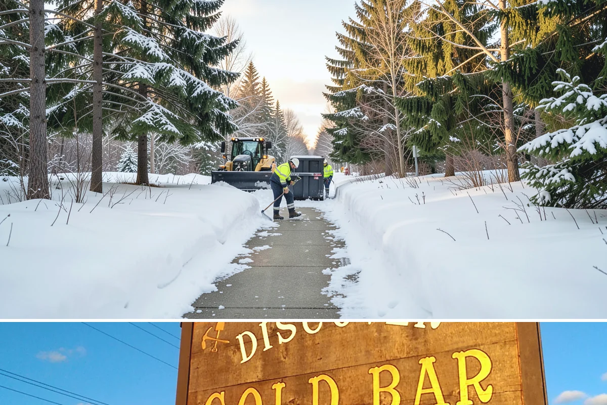 Ice Hazard Response in Gold Bar, Snohomish County, WA - Ice hazard response is available throughout the winter season whenever freeze conditions create sudden slip dangers.