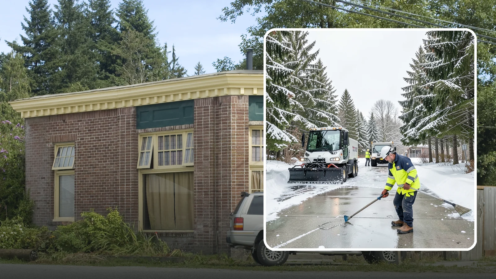 Ice Hazard Response in Hamilton, Skagit County, WA - We respond rapidly across Western Washington to eliminate ice hazards on your property before they cause a fall or a liability...