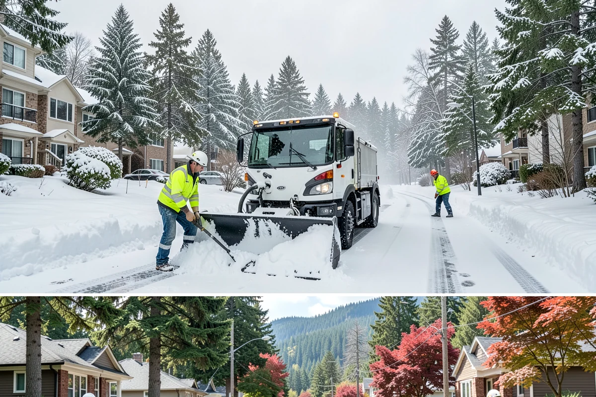 Ice Hazard Response in Hunts Point, King County, WA - Ice hazard response is available throughout the winter season whenever freeze conditions create sudden slip dangers.