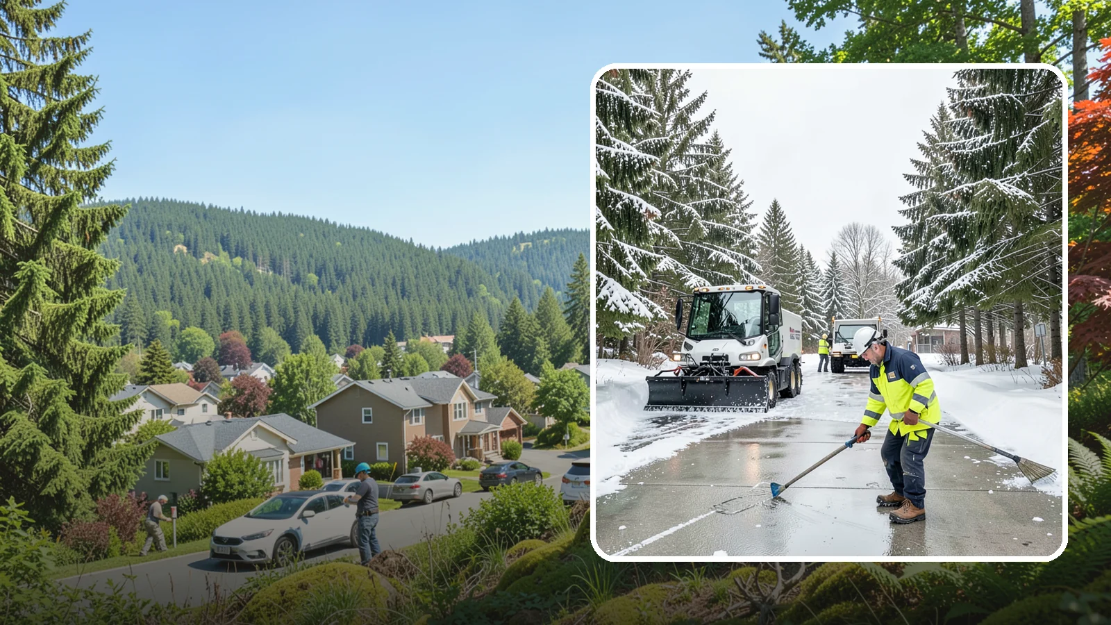 Ice Hazard Response in Index, Snohomish County, WA - We respond rapidly across Western Washington to eliminate ice hazards on your property before they cause a fall or a liability...