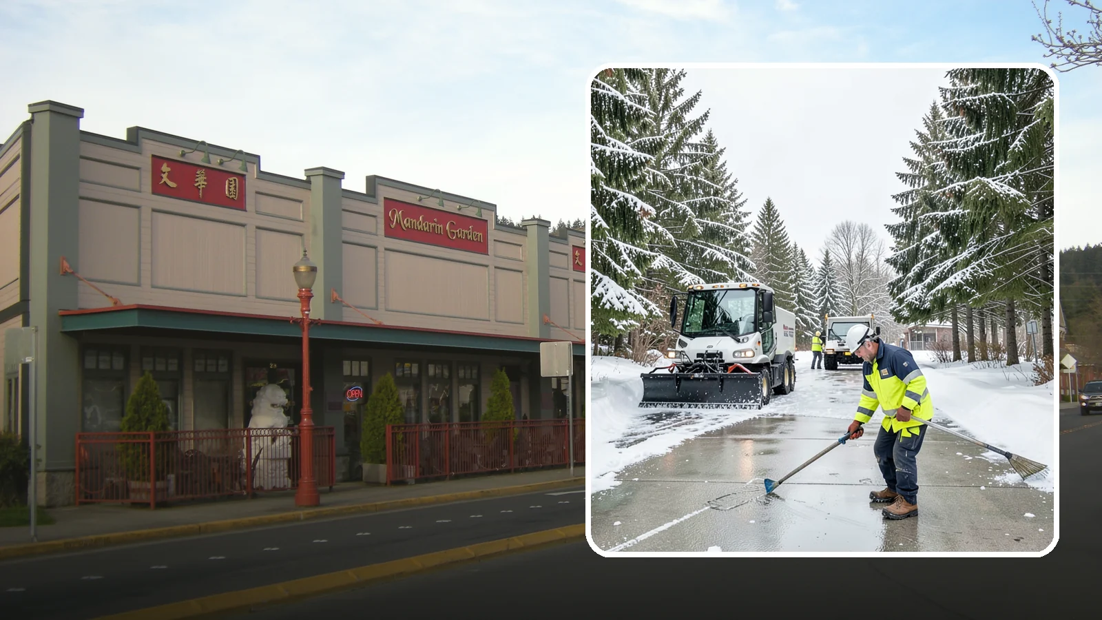 Ice Hazard Response in Issaquah, King County, WA - We respond rapidly across Western Washington to eliminate ice hazards on your property before they cause a fall or a liability...