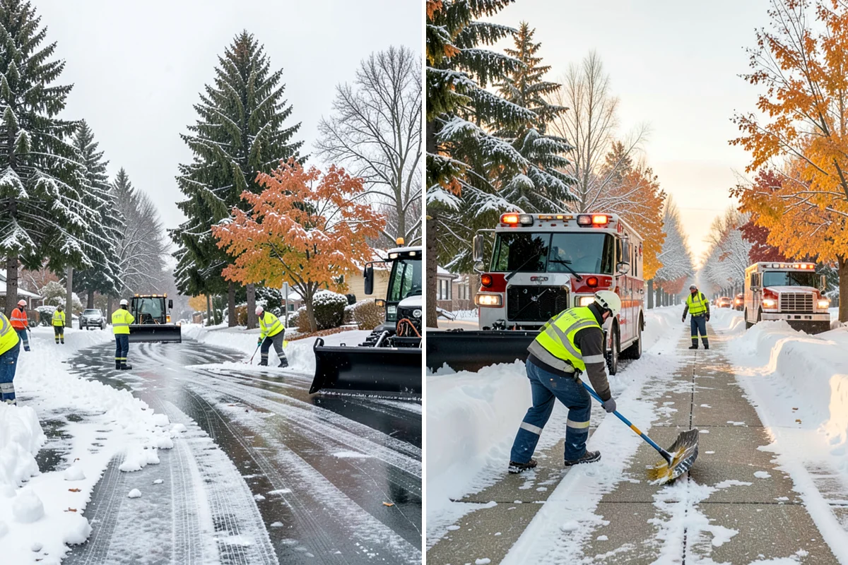 Ice Hazard Response in Kenmore, King County, WA - Receive the hazard report and confirm the location
