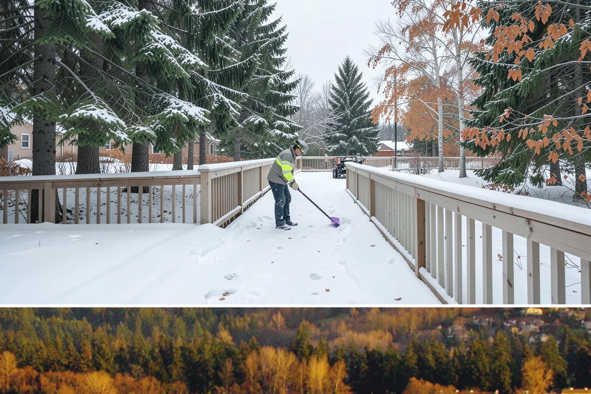 Ice Hazard Response in Kenmore, King County, WA - Ice hazard response is available throughout the winter season whenever freeze conditions create sudden slip dangers.