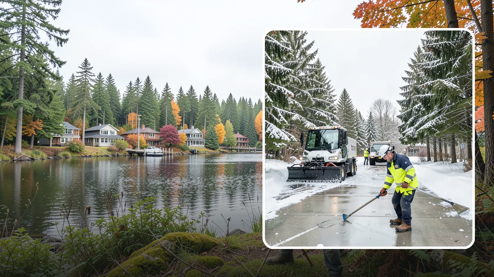 Ice Hazard Response in La Conner, Skagit County, WA - We respond rapidly across Western Washington to eliminate ice hazards on your property before they cause a fall or a liability...