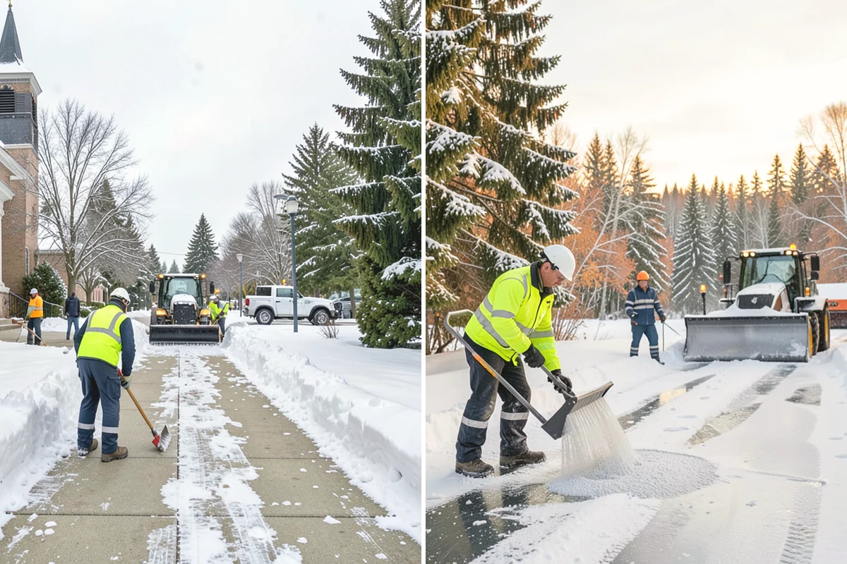 Ice Hazard Response in La Conner, Skagit County, WA - Receive the hazard report and confirm the location
