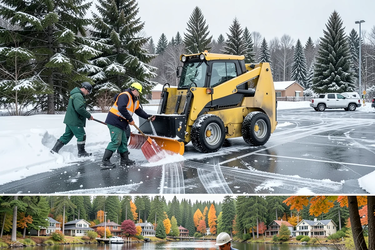 Ice Hazard Response in La Conner, Skagit County, WA - Ice hazard response is available throughout the winter season whenever freeze conditions create sudden slip dangers.
