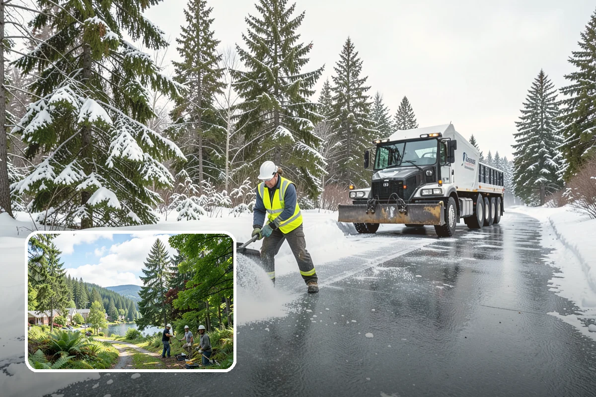 Ice Hazard Response in Lake Forest Park, King County, WA - Rapid targeting of dangerous ice as it is reported