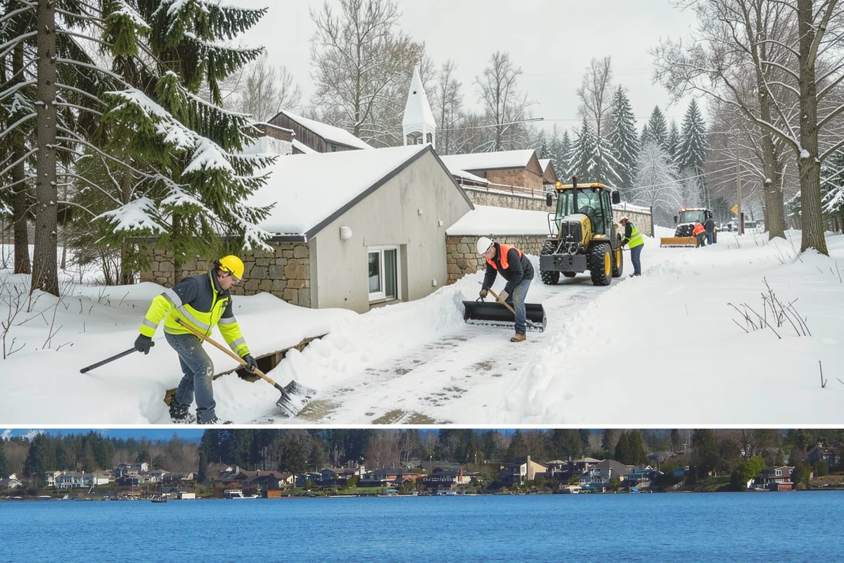 Ice Hazard Response in Lake Stevens, Snohomish County, WA - Ice hazard response is available throughout the winter season whenever freeze conditions create sudden slip dangers.