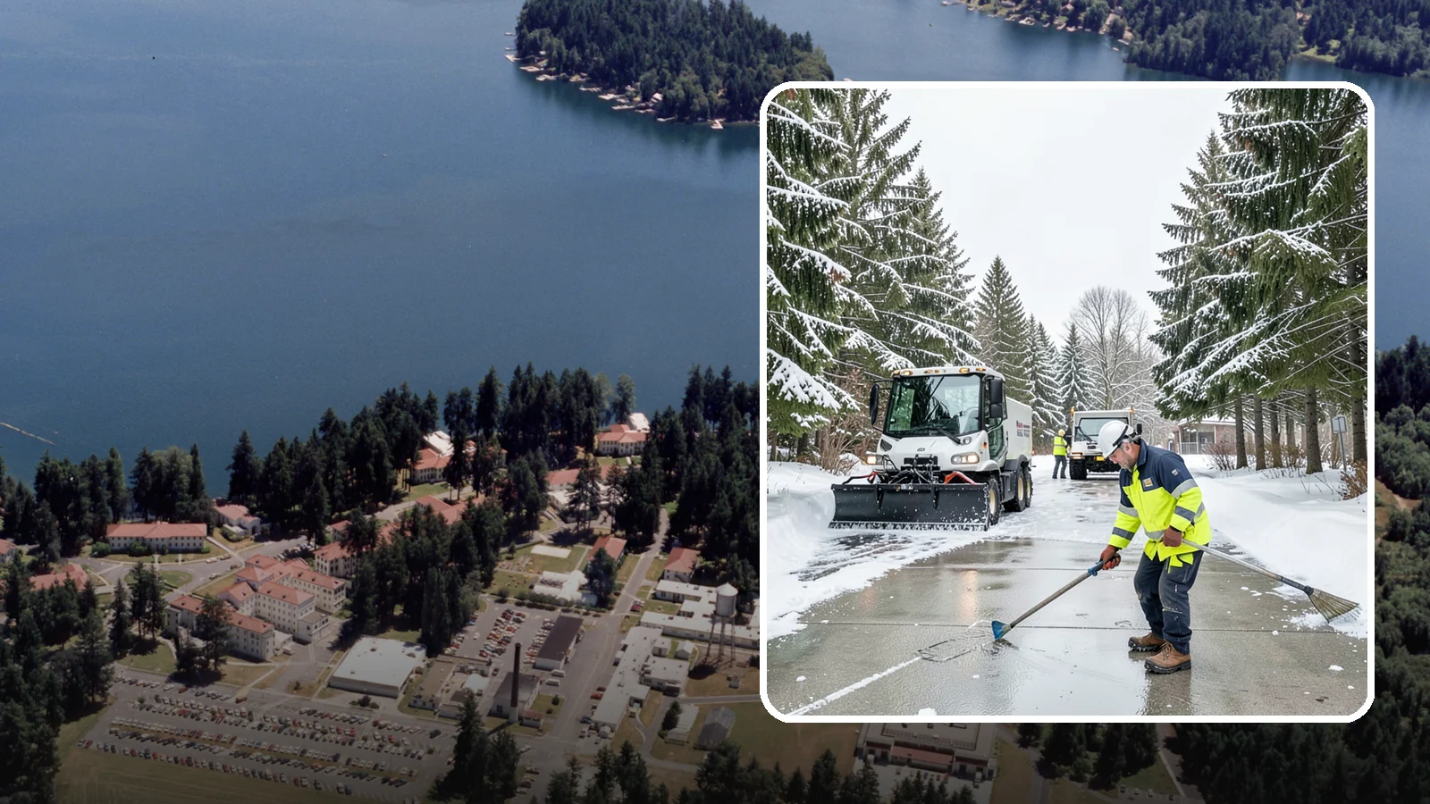 Ice Hazard Response in Lakewood, Pierce County, WA - We respond rapidly across Western Washington to eliminate ice hazards on your property before they cause a fall or a liability...