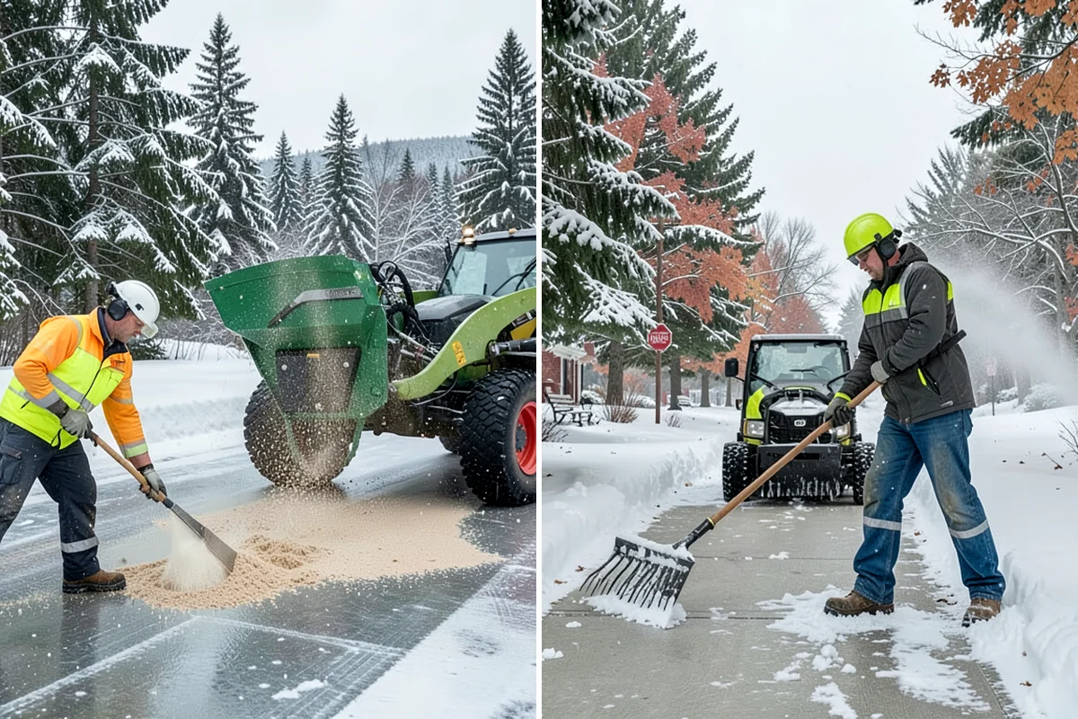 Ice Hazard Response in Lakewood, Pierce County, WA - Receive the hazard report and confirm the location