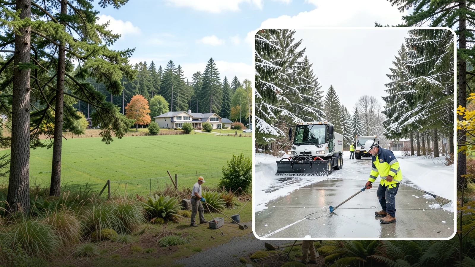 Ice Hazard Response in Lyman, Skagit County, WA - We respond rapidly across Western Washington to eliminate ice hazards on your property before they cause a fall or a liability...